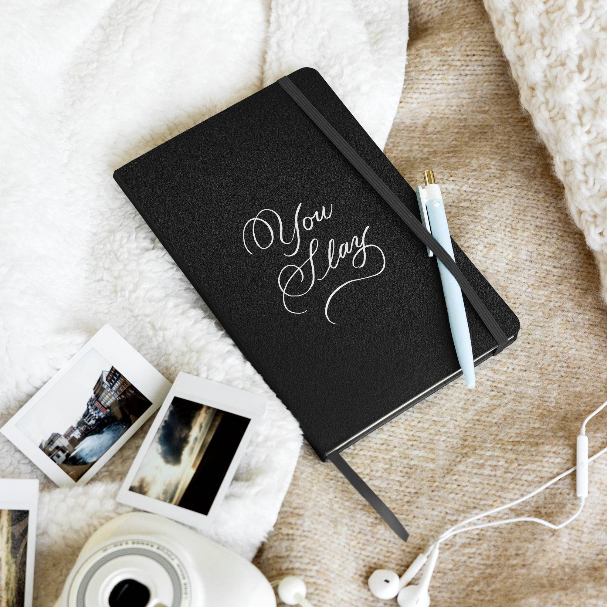 You Slay Journal Notebook - Hand-written Calligraphy Script Printed Journal - Dear Daughters Design
