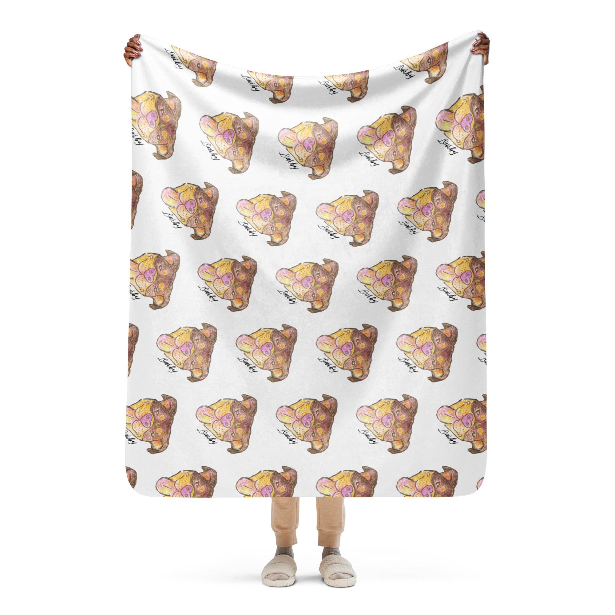 CUSTOM2 - Darby - Sherpa Blanket - Holiday Matching Gift - CUSTOM - Dear Daughters Design