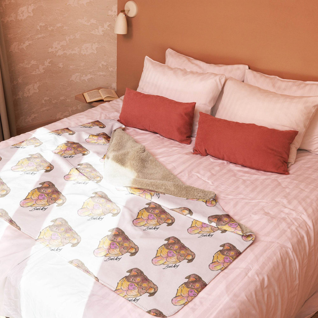 CUSTOM2 - Darby - Sherpa Blanket - Holiday Matching Gift - CUSTOM - Dear Daughters Design