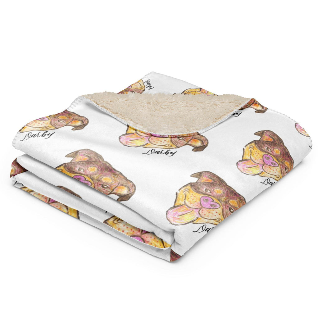 CUSTOM2 - Darby - Sherpa Blanket - Holiday Matching Gift - CUSTOM - Dear Daughters Design