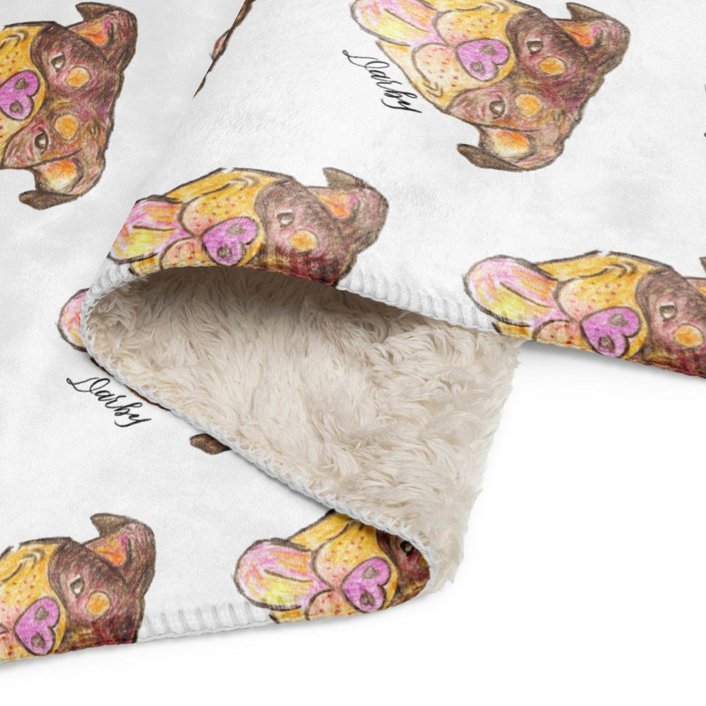 CUSTOM2 - Darby - Sherpa Blanket - Holiday Matching Gift - CUSTOM - Dear Daughters Design