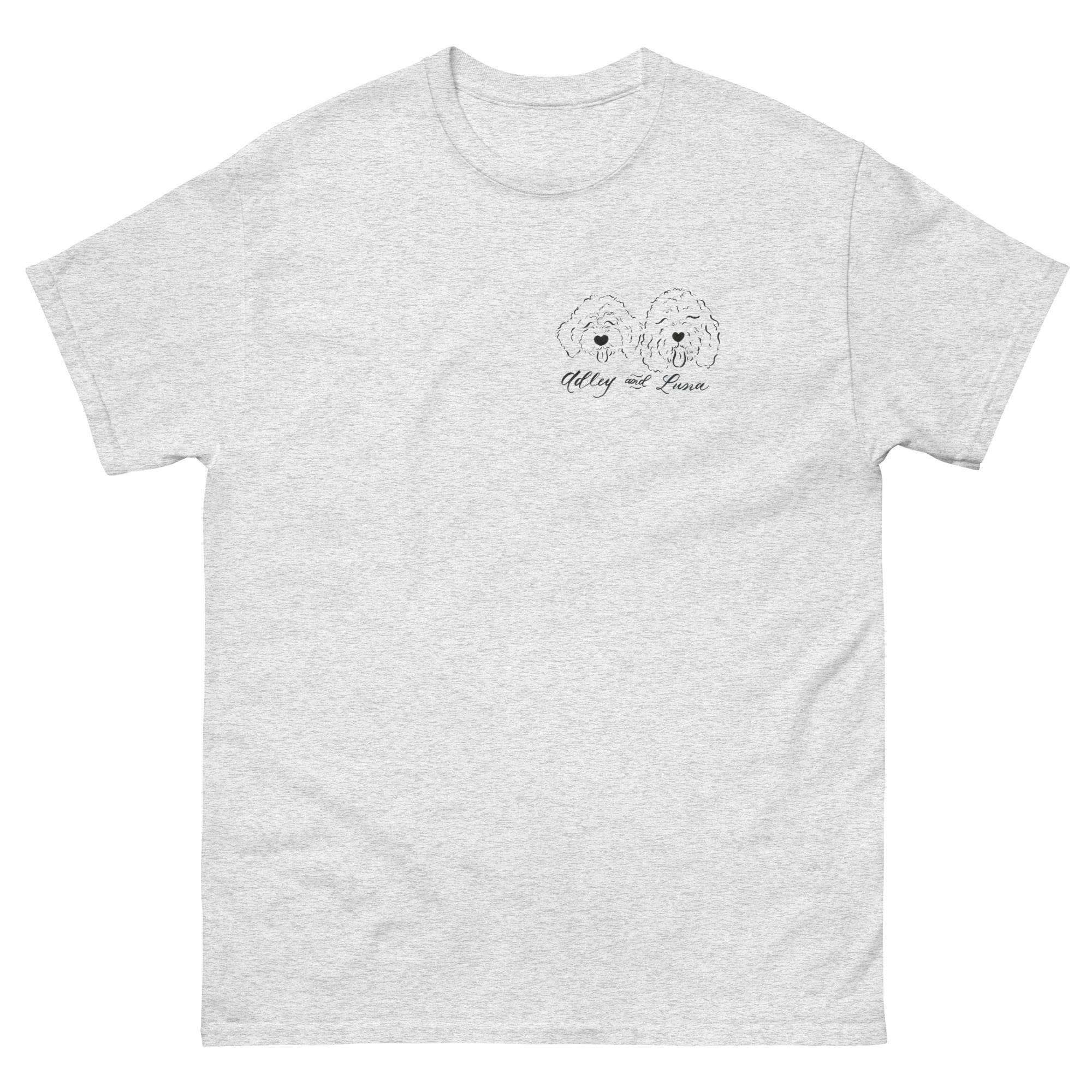 CUSTOM - Adley and Luna - Left Chest Design - Unisex classic tee - CUSTOM - Dear Daughters Design