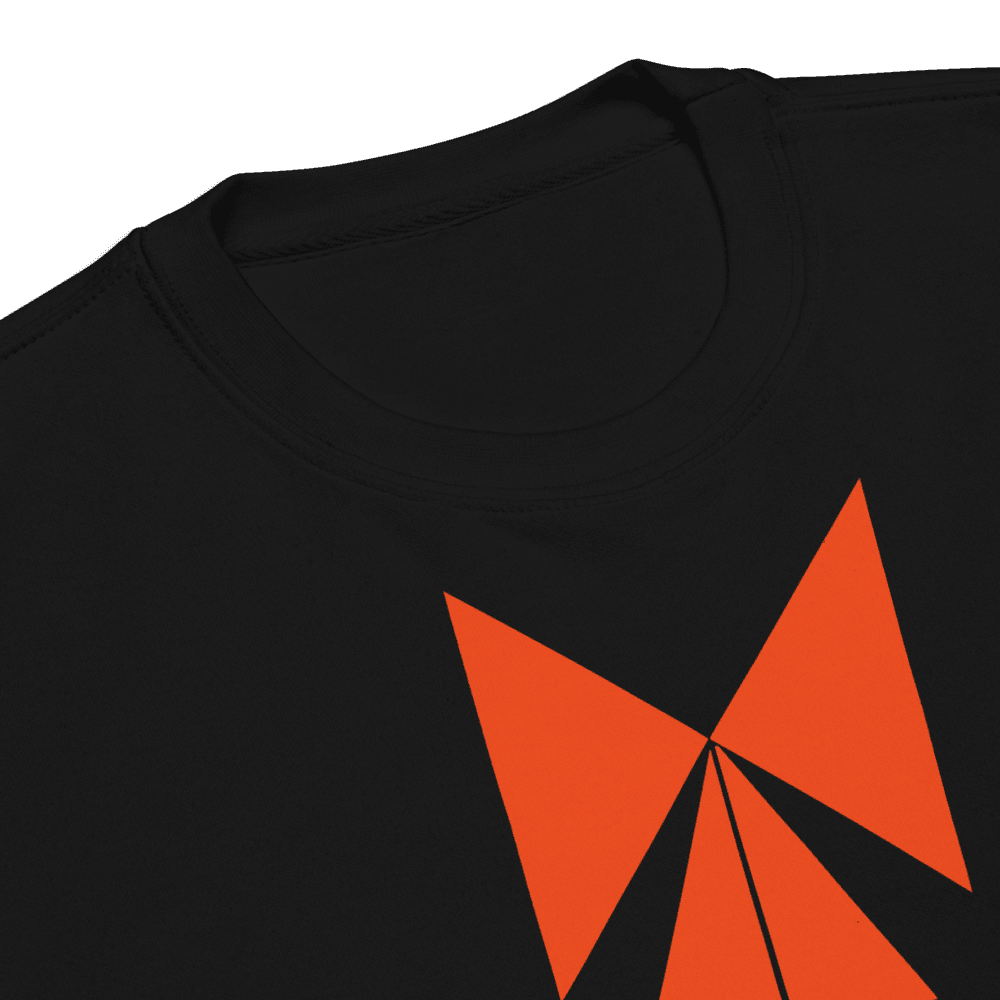 Unique Witchy Vibes Bow Sweatshirt - Orange Abstract - Unisex Premium Sweatshirt - Dear Daughters Design