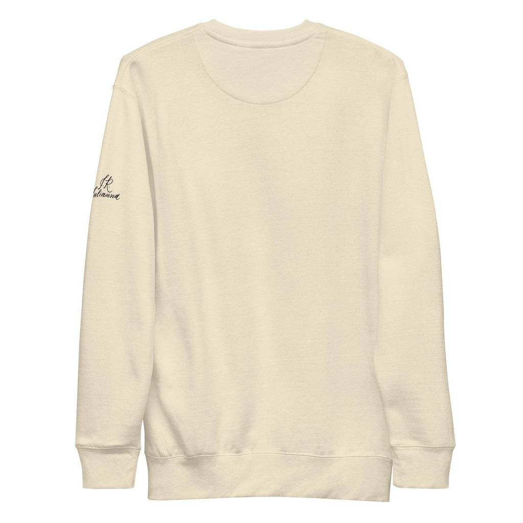 CUSTOM3 Updated - Judy Mama Chest Arm (Two Location Printing) - Unisex Premium Sweatshirt - Holiday Matching Gift - CUSTOM - Dear Daughters Design