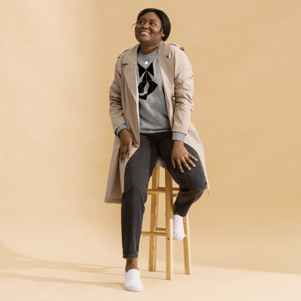 Witchy Vibes Sweatshirt with Black Bow - Unisex Premium Sweatshirt - Dear Daughters Design