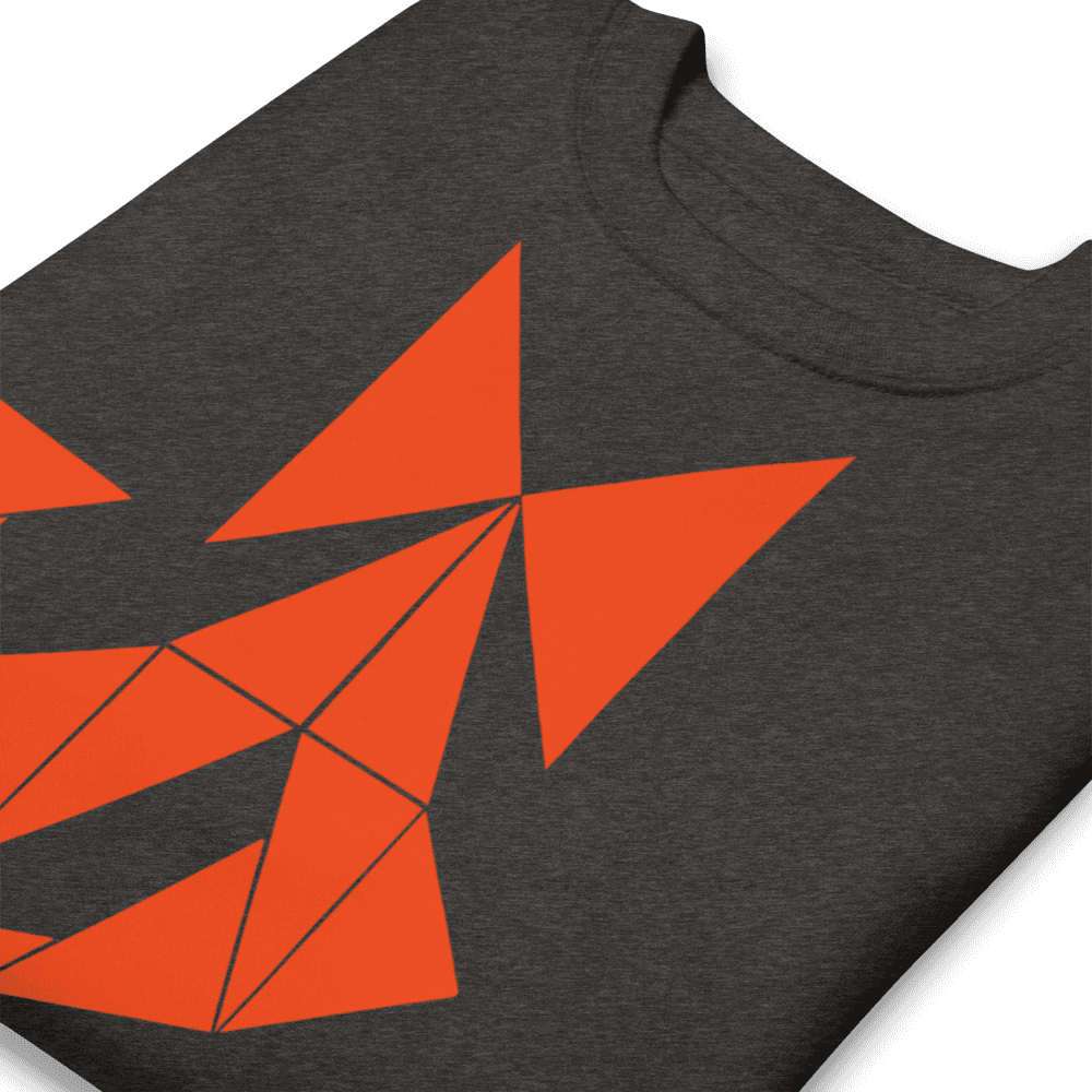 Unique Witchy Vibes Bow Sweatshirt - Orange Abstract - Unisex Premium Sweatshirt - Dear Daughters Design