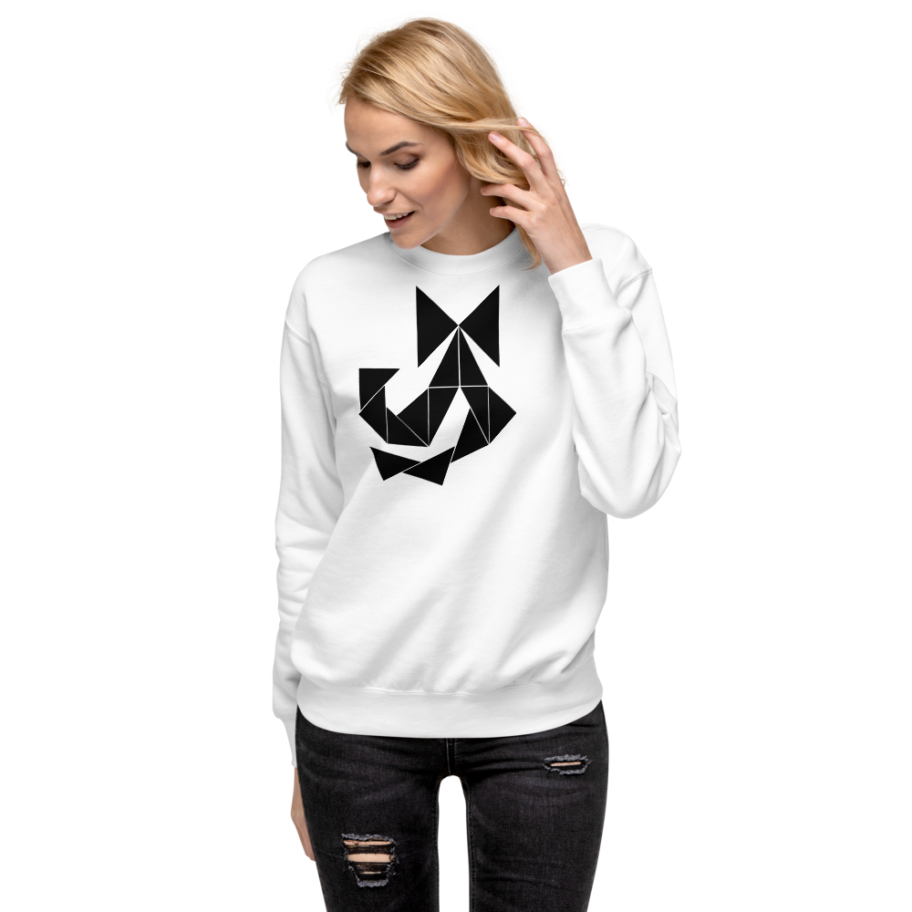 Witchy Vibes Sweatshirt with Black Bow - Unisex Premium Sweatshirt